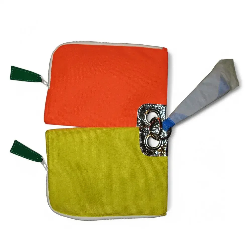 Zaldy Add a Pouch Color Block Makeup Bag Set